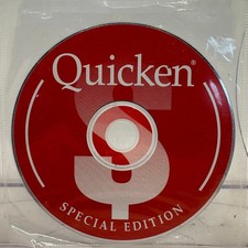 Quicken Special Edition Personal Finance Budgeting Software CD-ROM Red Disc picture