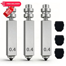 3PK 0.4MM Kobra X Hardened Steel Nozzle for Anycubic 4 X - 3-3 picture