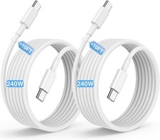 240W USB C to C Fast Charger Cable 10ft, Long Type C to USB C Charging Cord Wire picture