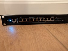 Ubiquiti EdgeRouter 12 (ER-12) 10-Port Gigabit+2 SFP rack mount, Tested/Reset picture