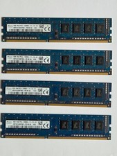 LOT OF 4 - SK Hynix 4GB DDR3 1600MHz PC3-12800U Desktop RAM 16GB Total picture