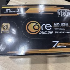 Seasonic SRP-CGX651-A5A32SF CORE V2 GX-650 650W 80+ Gold Modular ATX EPS 3.1 PSU picture