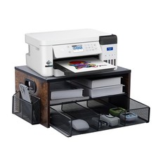 Printer Stand,Desktop Printer Stand with 2-Tier Storage Shelves for Home Offi... picture