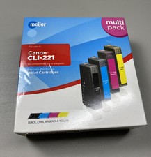 Meijer Remanufactured Ink Cartridge for Canon CLI-221 - BLACK & COLOR (MULTI) picture