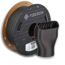Polymaker Fiberon PA6-CF20 Carbon Fiber Nylon Filament 1.75mm Black 0.5kg, Fiber picture