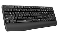 Seenda Bluetooth Wireless Keyboard, Wireless Ergonomic Keyboard with Wrist Rest picture