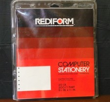NOS Rediform Vintage Computer Typewriter Stationery Paper Letterheads-9.5