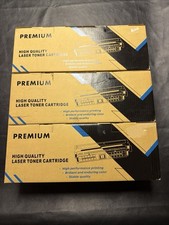 LaserJet Toner Cartridge 658A Magenta, Yellow, And Black With New Chip. 3 Pack picture