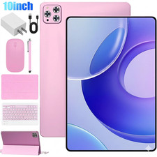 2026 WiFi Android Tablet PC 10.1'' Tab 4+64GB 5000mAh S-Pen Keyboard Case Bundle picture