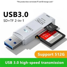 USB 3.0 SD Card Reader 2-in-1 Micro SD TF Memory Card Adapter picture
