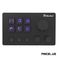 MiraBox Mbox N3E Stream Deck 6-Key Visual Keyboard Wired Custom Keyboard pe66 picture
