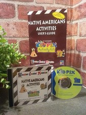 Vtg 1999 Native Americans Activities Users Guide Teacher Created Kid Pix Age 5-9 picture