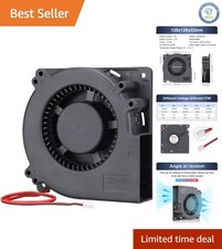120mm x 32mm 12V Brushless Blower Fan - High Airflow for PCs & Consoles picture