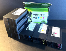 Lot of 9 - Empty Genuine HP 950 951 951xl Virgin Ink Cartridges to Refill picture