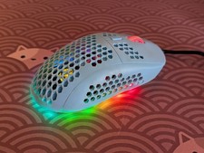 Ziyou Lang T60 RGB Gaming Mouse Honeycomb Wired Lightweight White picture