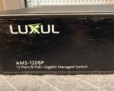 Luxul (AMS-1208P) 12 Ports 8 PoE+ Gigabit Switch  picture