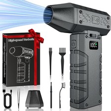 Pistola De Aire Soplador Recargable Con Luz Para Limpiar Polvo PC Motores Carros picture