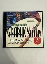 America Online's GRAPHIC SUITE PC CD-ROM SOFTWARE For Windows 95 picture