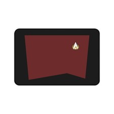 Star Trek TNG Red Uniform Desk Mat - Office Decor Gift - Home Decoration picture