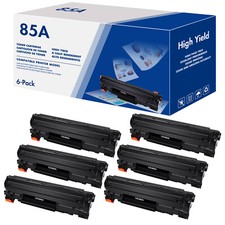 6 PK New CE285A 85A Black Toner Cartridge for HP LaserJet P1102W M1217nfw MFP picture