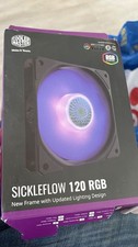 Cooler Master SickleFlow 120 V2 RGB Square Frame Fan, RGB 4-Pin Customizable LED picture