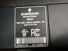 Emerson MPH2 P/N: MPHC1403 100-120V 1/N/PE 50/60Hz 16A Network Power Strip picture