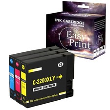 3PK PGI-2200 XL Ink Cartridge for Canon Maxify MB5420 iB4020 iB4120,CMY picture