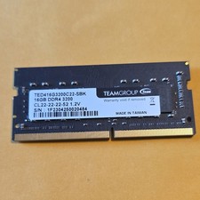 TEAMGROUP 16GB DDR4 3200 SODIMM Laptop RAM PC4-25600 CL22 Tested picture