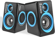 Compact Usb Powered Multicolor Stereo Speakers With Subwoofer For Pc Laptop picture