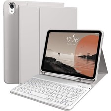 for iPad 11/10th Gen Case with Keyboard 11/10.9 inch 2025 A16/2022, Detachable W picture