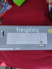 heyday Full-Size Mechanical Keyboard RGB Backlit Anti-Ghosting USB-A White picture