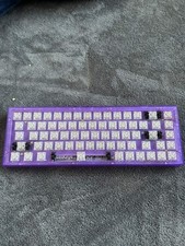 NK65 Entry Edition Purple With Aqua King Switches (Broken B key READ DESC) picture