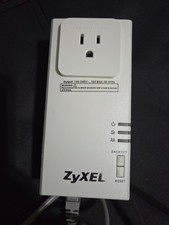 ZyXEL COMMUNICATIONS POWERLINE PASS THRU ETHERNET ADAPTOR 200 MBPS PLA-407 picture