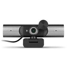 Aluratek HD 1080P Webcam, USB-C/USB-A, w/Built-in Speakers & Mic AWCS06F picture