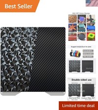 3D Printer Build Plate PET PEO Double Sided Textured Steel Sheet for Creality Hi picture