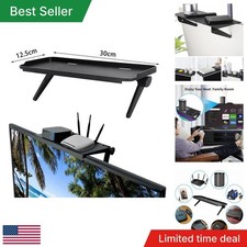 Adjustable TV Screen Top Shelf Computer Monitor Desktop Screen Top Storage Rack picture
