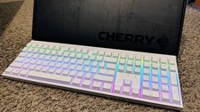 CHERRY MX 2.0S RGB Mechanical Gaming Keyboard MX Black Switch White Wired picture
