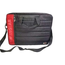 Swiss Gear SA8733 Black/RED RSA Friendly ScanSmart Laptop Messenger Bag  picture