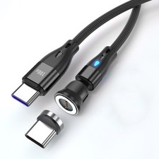 BITHAI 100W Magnetic USB C Cable C to C 3 feet, black picture