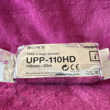Sony UPP-110HD High Density Thermal Printer Paper Roll 110mm x 20m White picture