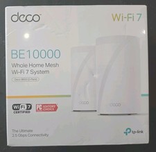 New TP Link Deco BE10000 Whole Home Mesh Wi-Fi 7 System Two Pack picture