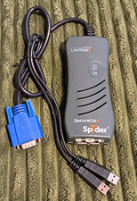 Lantronix SecureLinx Spider KVM Cable USB A to VGA/USB A 6ft Portable picture