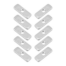 10Pcs M3 Metal Rectangular Washer Plates for 3D Printer Frame Mounting Silver picture