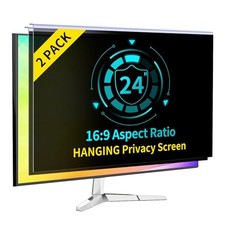 〔2-Pack〕 24 Inch Computer Privacy Screen 2 Pack Hanging 24