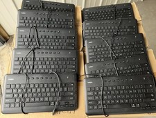 Lot of 10 Belkin Wired Keyboard for iPad with Lighting Connector -Black - B2B124 picture