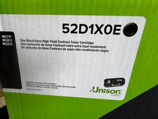 NEW Lexmark 52D1X0E Black Extra High Yield Toner Cartridge picture