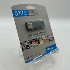 PNY Elite Turbo Attache 4 512GB USB 3.2 Flash Drive - Brand New picture