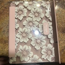 Kate spade pink and white floral Ipad 8th gen 10.2 inch case picture