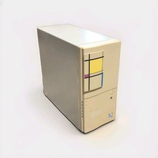 Baby-AT Tower PC Case 486 Pentium Era Case Vintage Beige Enclosure picture