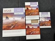 Moab Legion Paper Lasal Exhibition Luster 300 Slickrock Metallic Photo Paper Lot picture